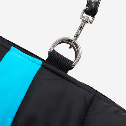 Warm and Waterproof Winter Dog Puffer Jacket & Coat with D-Ring Lead Attachment