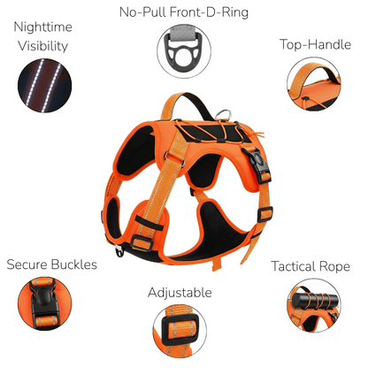 No-Pull Tactical Dog Harness