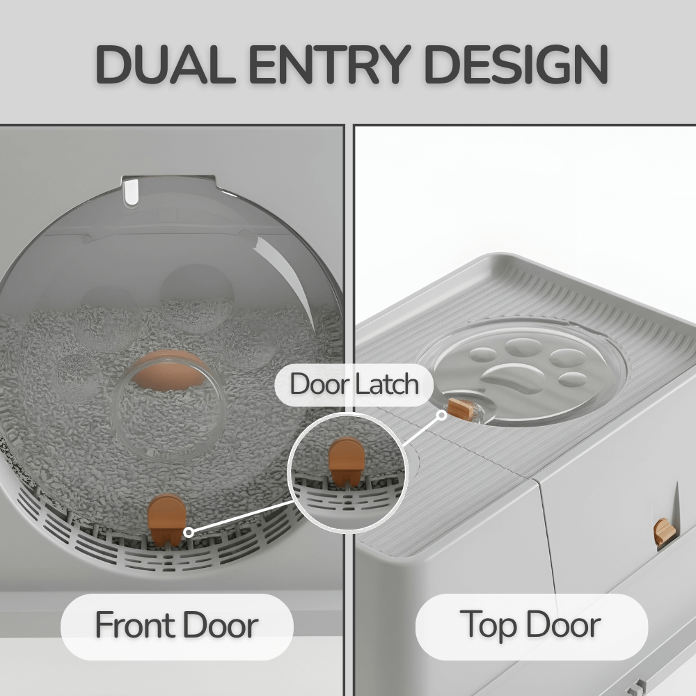 Modern Stainless Steel Litter Box