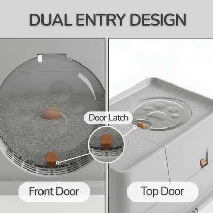 Modern Stainless Steel Litter Box
