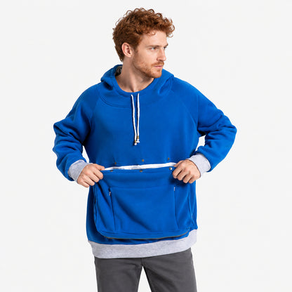 Pet carrier hoodie — pouch liner detail