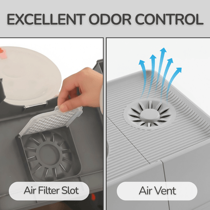 Modern Stainless Steel Litter Box