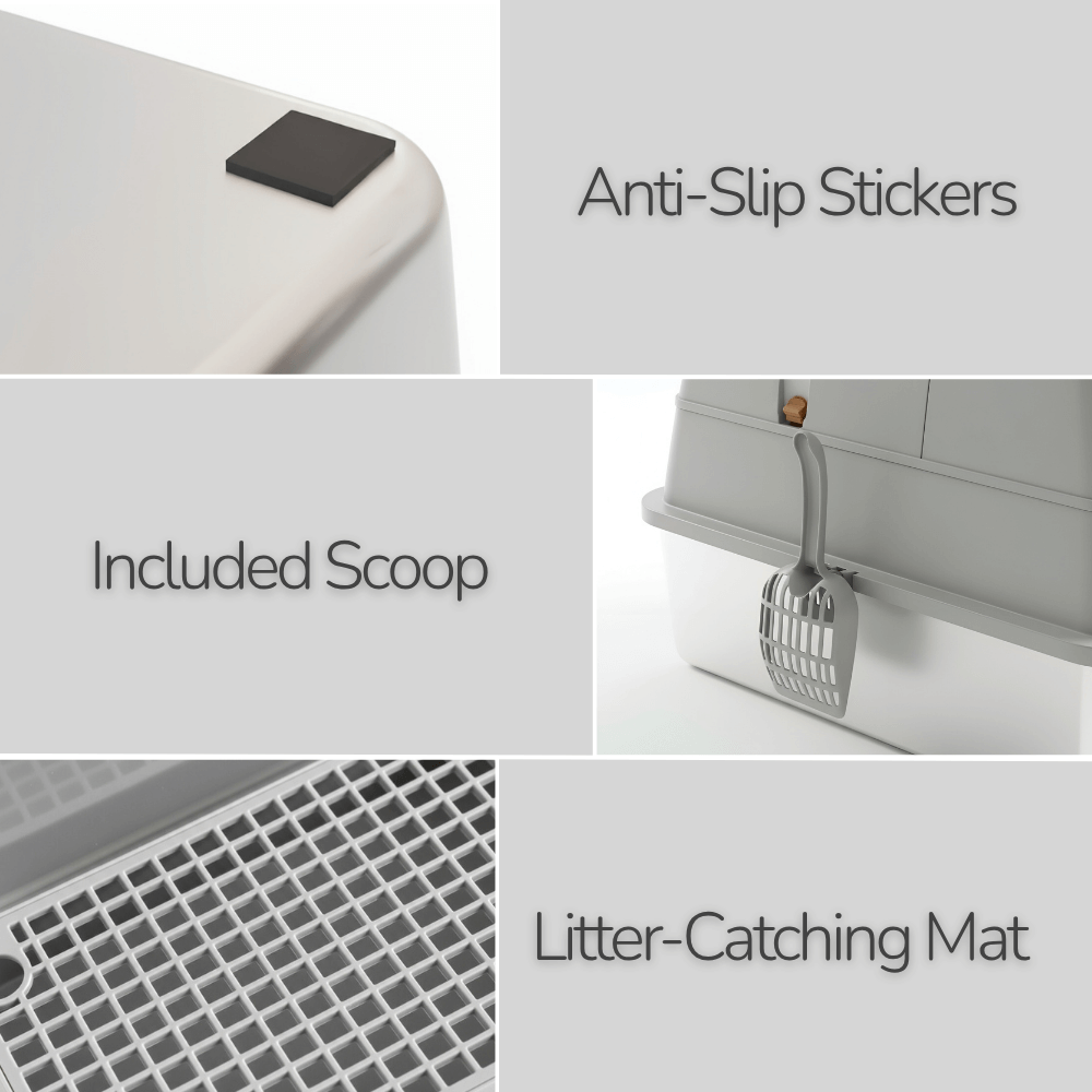 Modern Stainless Steel Litter Box