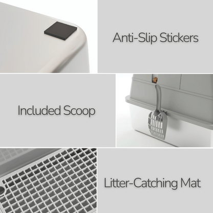 Modern Stainless Steel Litter Box