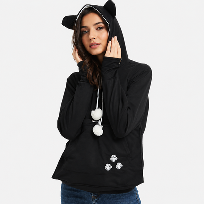 Stylish & Cosy Pouch Cat Hoodie