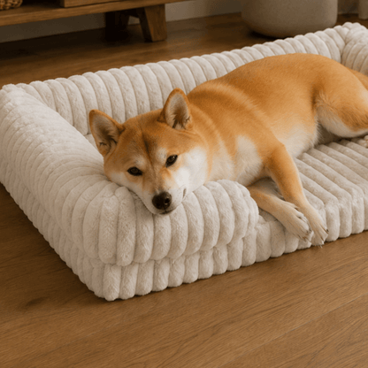 Orthopaedic Fleece Bolster Dog Bed