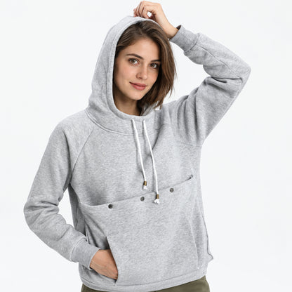 Pet carrier hoodie — hood detail