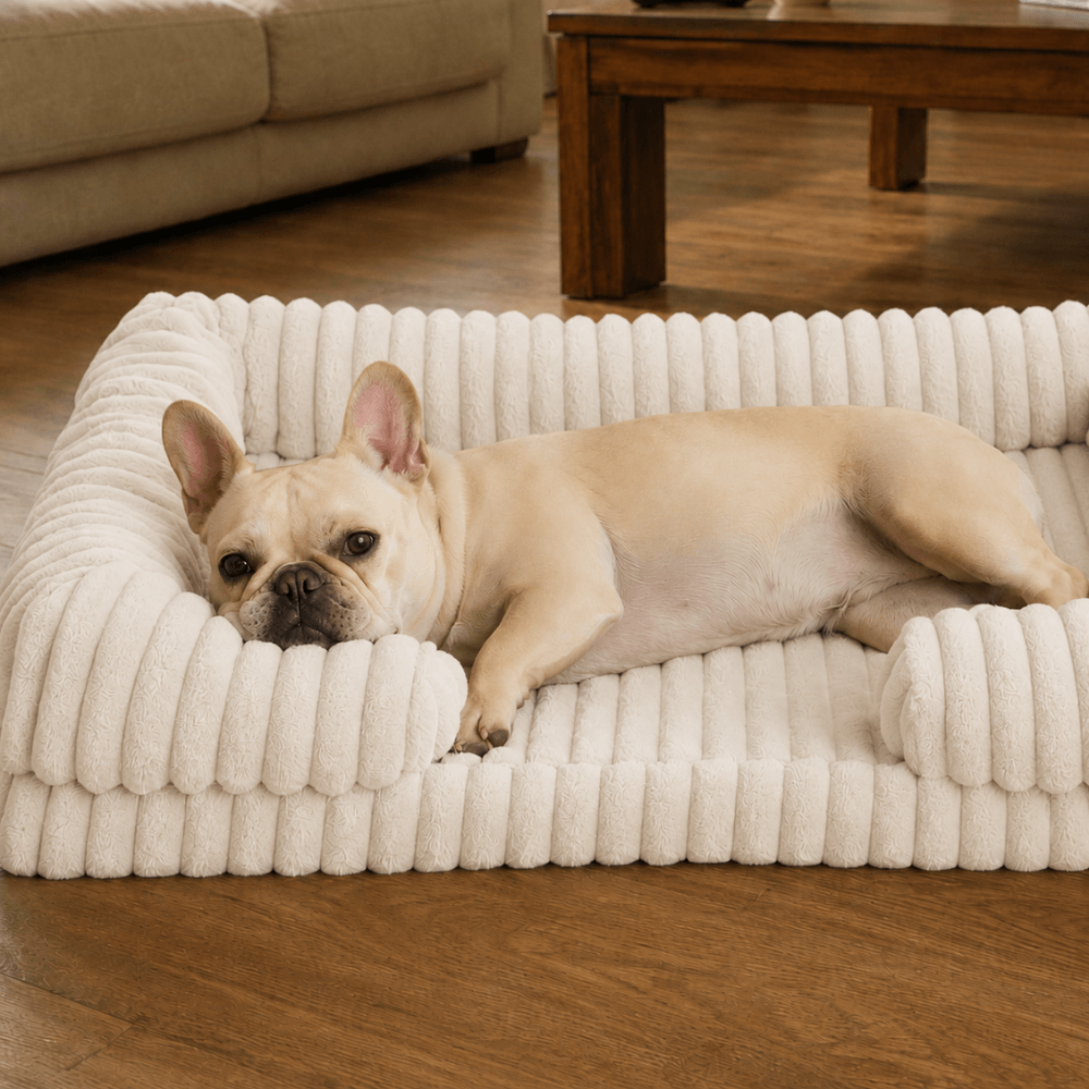 Orthopaedic Fleece Bolster Dog Bed