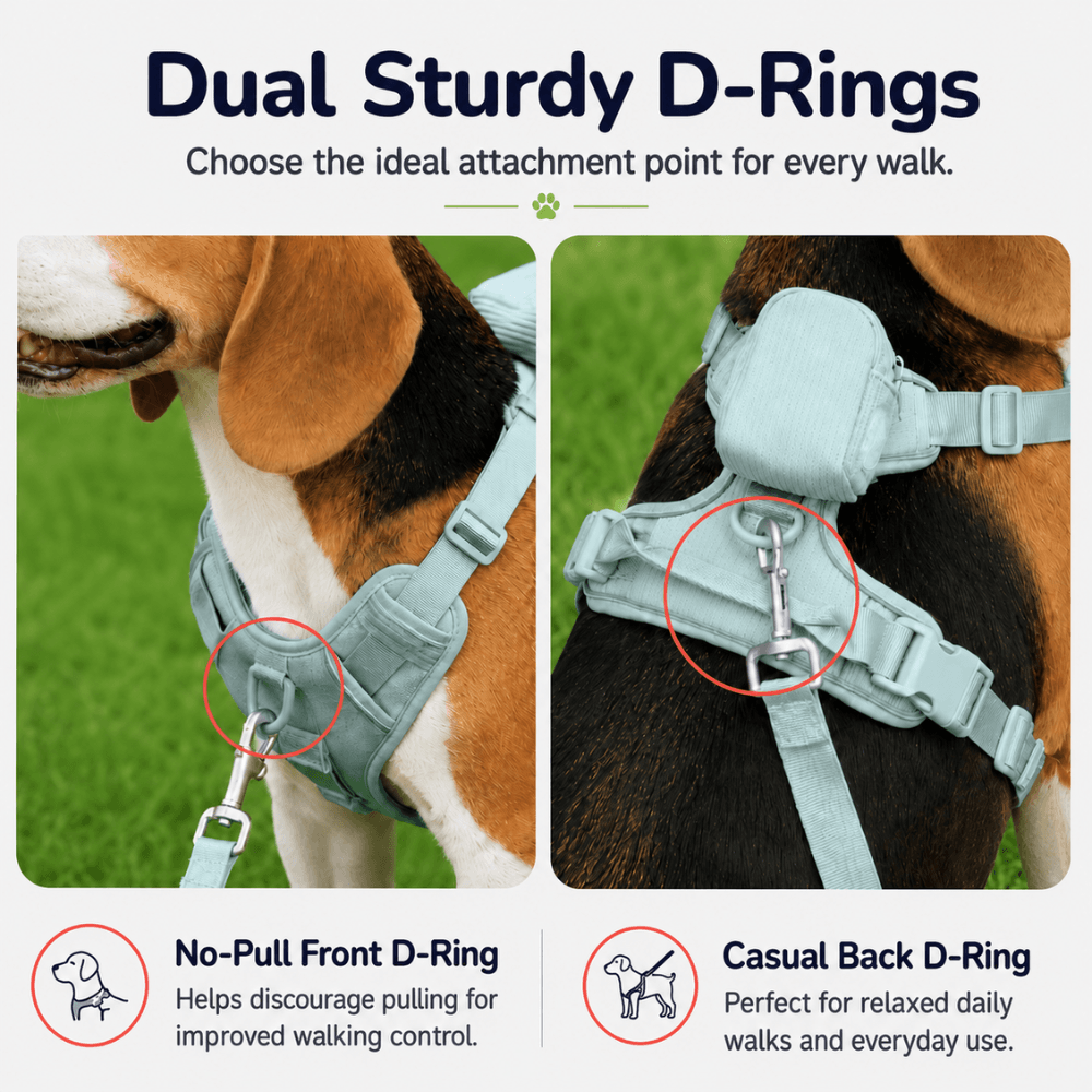 No-Pull Corduroy Dog Harness