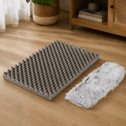 Orthopaedic Memory Foam Dog Bed with Plush Cover