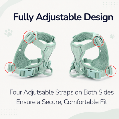 No-Pull Corduroy Dog Harness