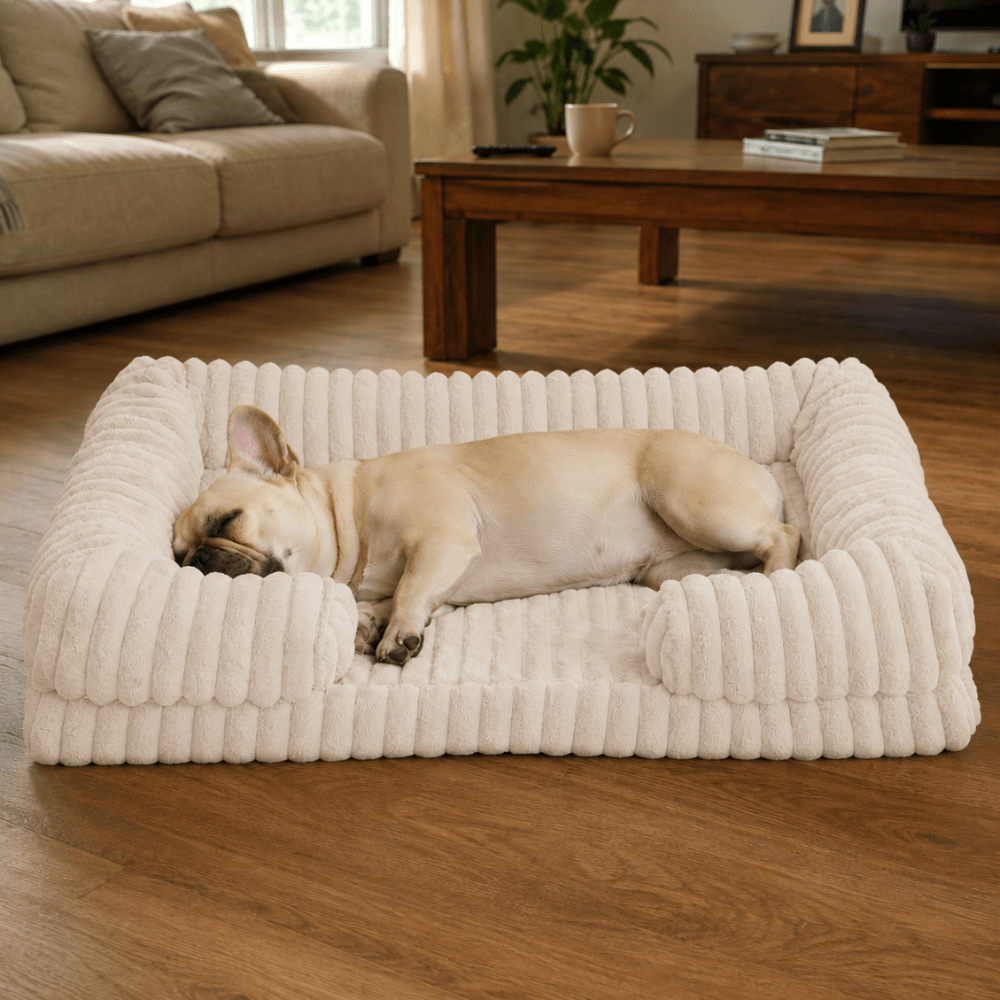Orthopaedic Fleece Bolster Dog Bed