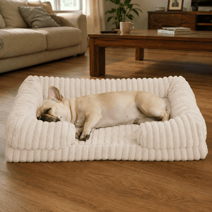 Orthopaedic Fleece Bolster Dog Bed