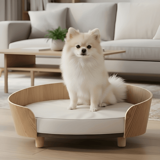 Small Elevated Wooden Pet Bed