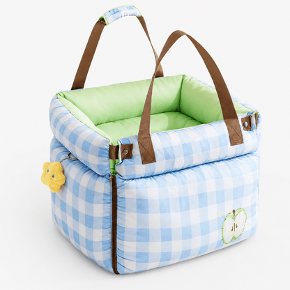 Open-Front Pet Car Seat Booster