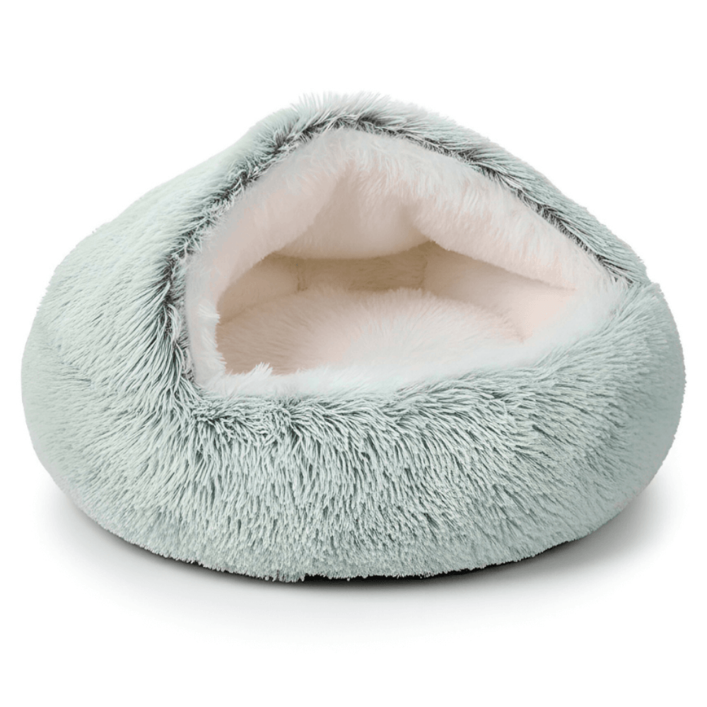 Cozy Plush Pet Cave Bed