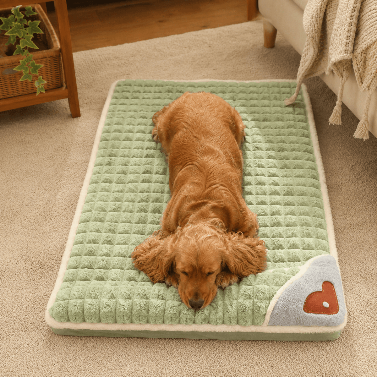 Orthopaedic Memory Foam Dog Bed with Washable Cover