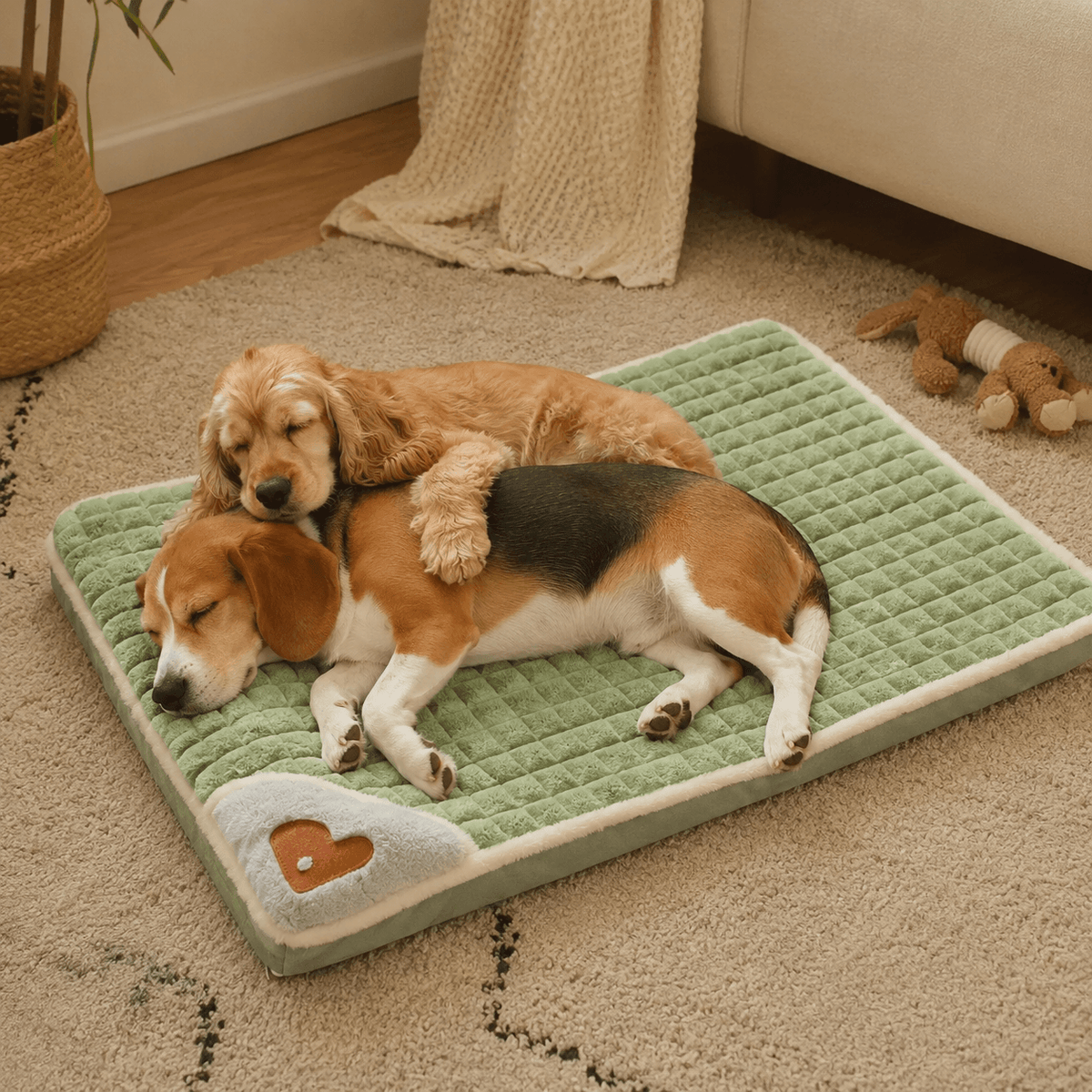Orthopaedic Memory Foam Dog Bed with Washable Cover