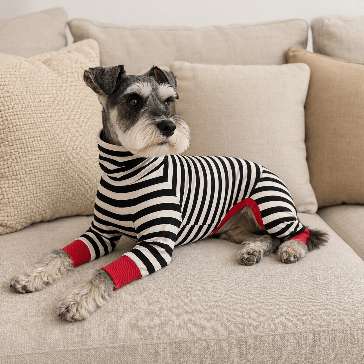 Cosy Zebra Stripes Dog Onesie Pyjamas