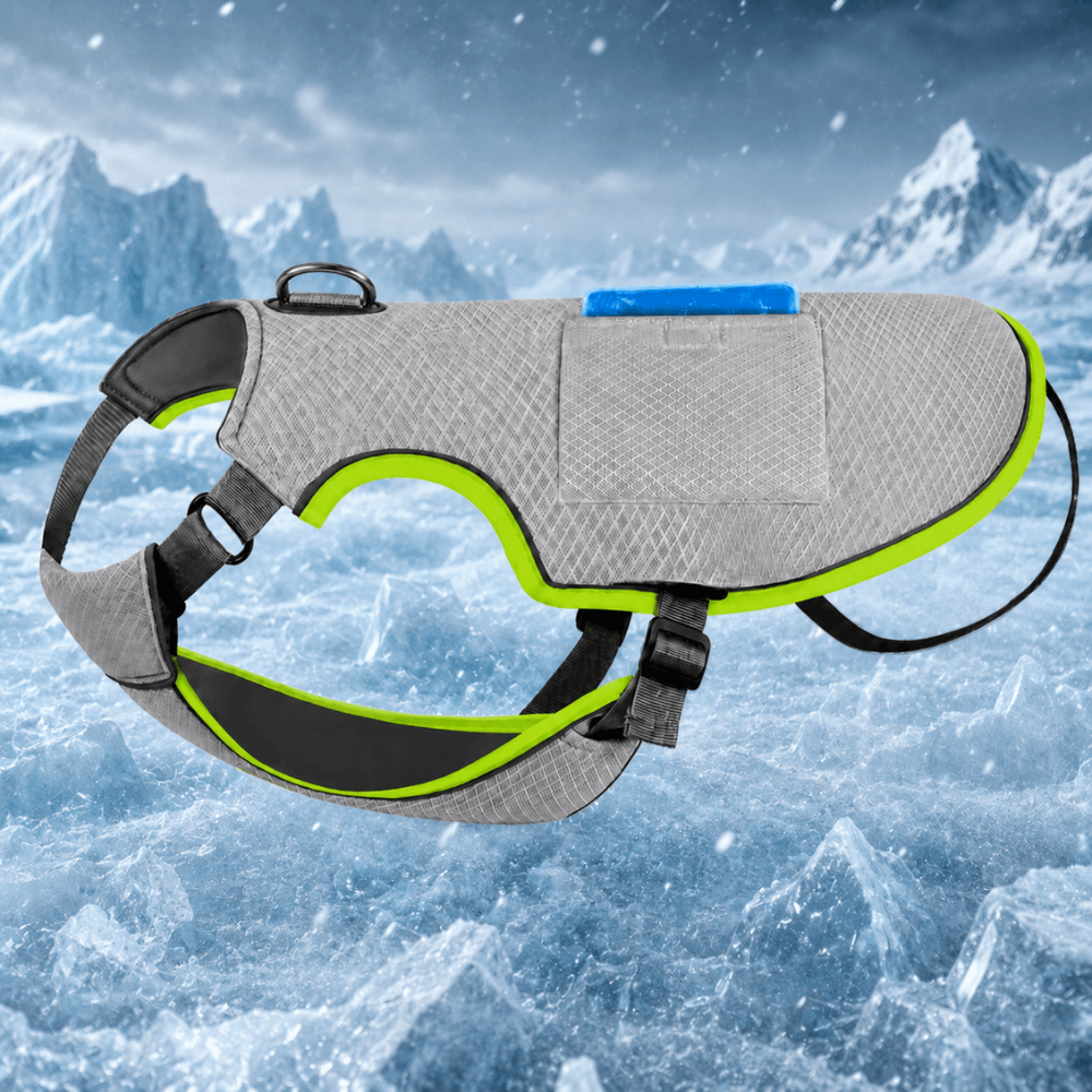 Dog Cooling Vest With Freezable Gel Packs
