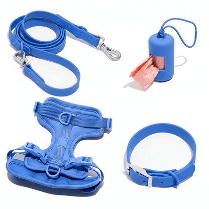 4-Piece Dog Harness & Lead Set