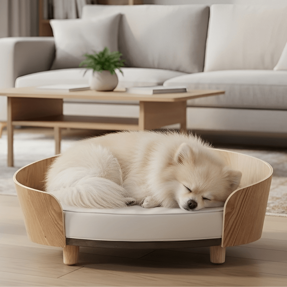 Small Elevated Wooden Pet Bed