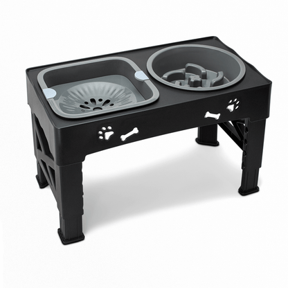 3-in-1 Adjustable Dog Bowl Stand