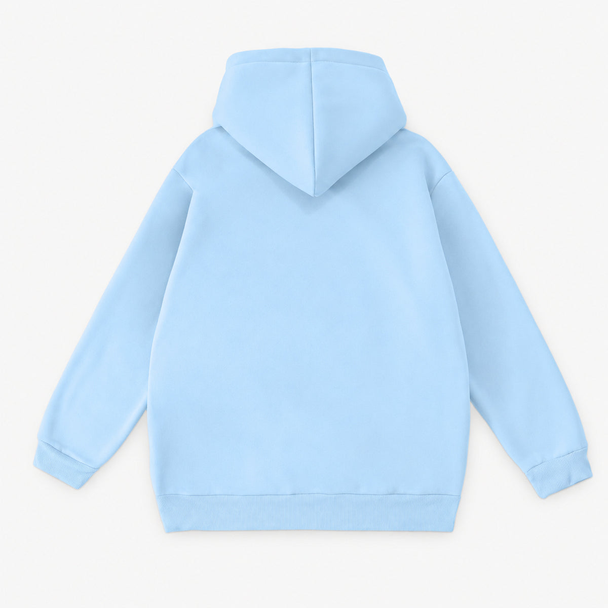 Hooded sweatshirt back view