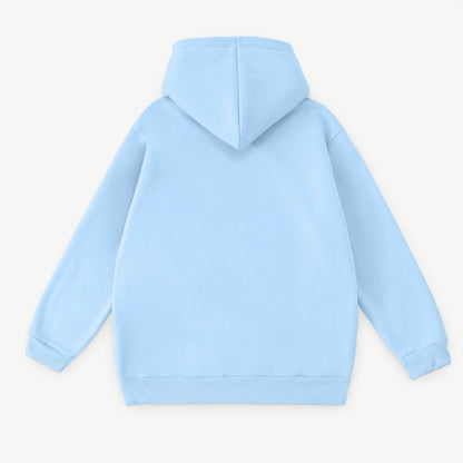 Hooded sweatshirt back view