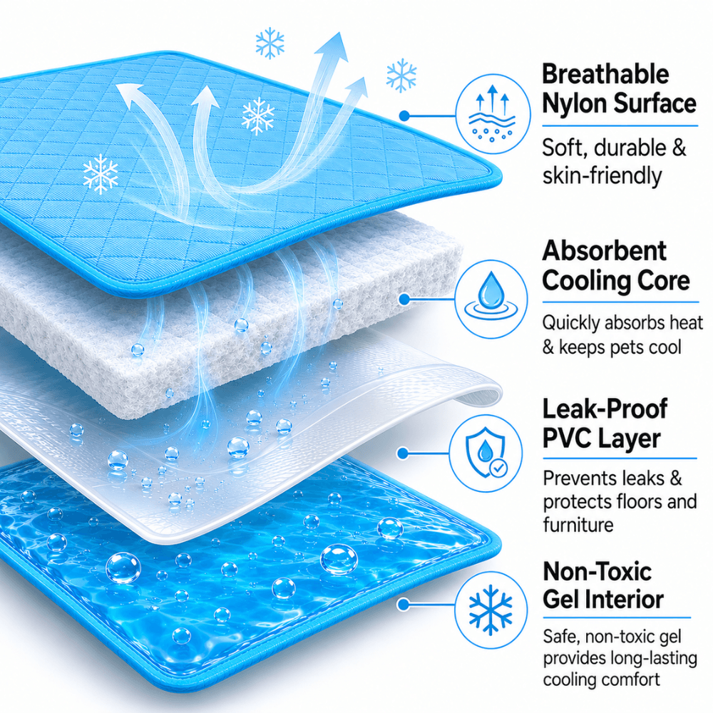 4-Layer Dog Cooling Mat