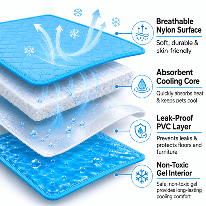 4-Layer Dog Cooling Mat