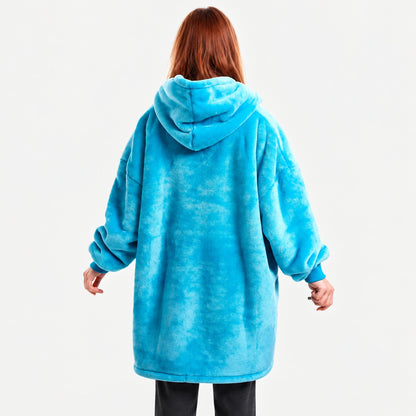 Cosy Pet Carrier Hoodie Blanket with Giant Pocket for Tiny Dogs & Cats