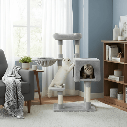 All-In-One Play & Rest Cat Tree