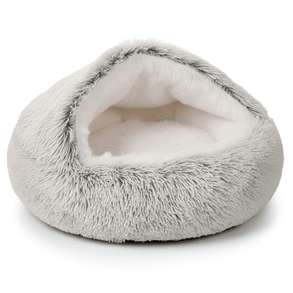 Cozy Plush Pet Cave Bed