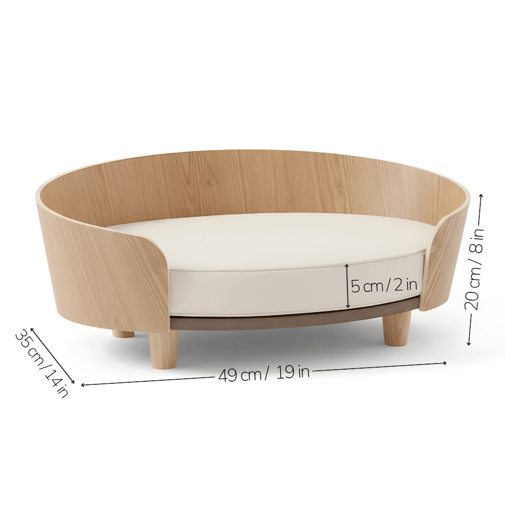 Small Elevated Wooden Pet Bed