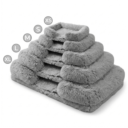 Orthopedic Plush Bolster Dog Bed