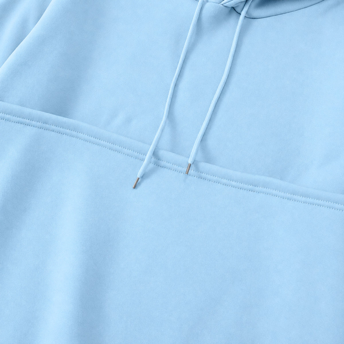 Drawstring and pocket stitching detail
