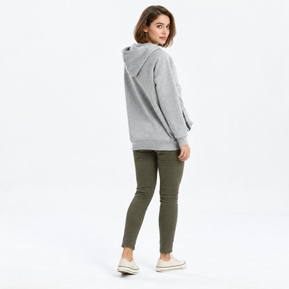 Pet carrier hoodie — back view