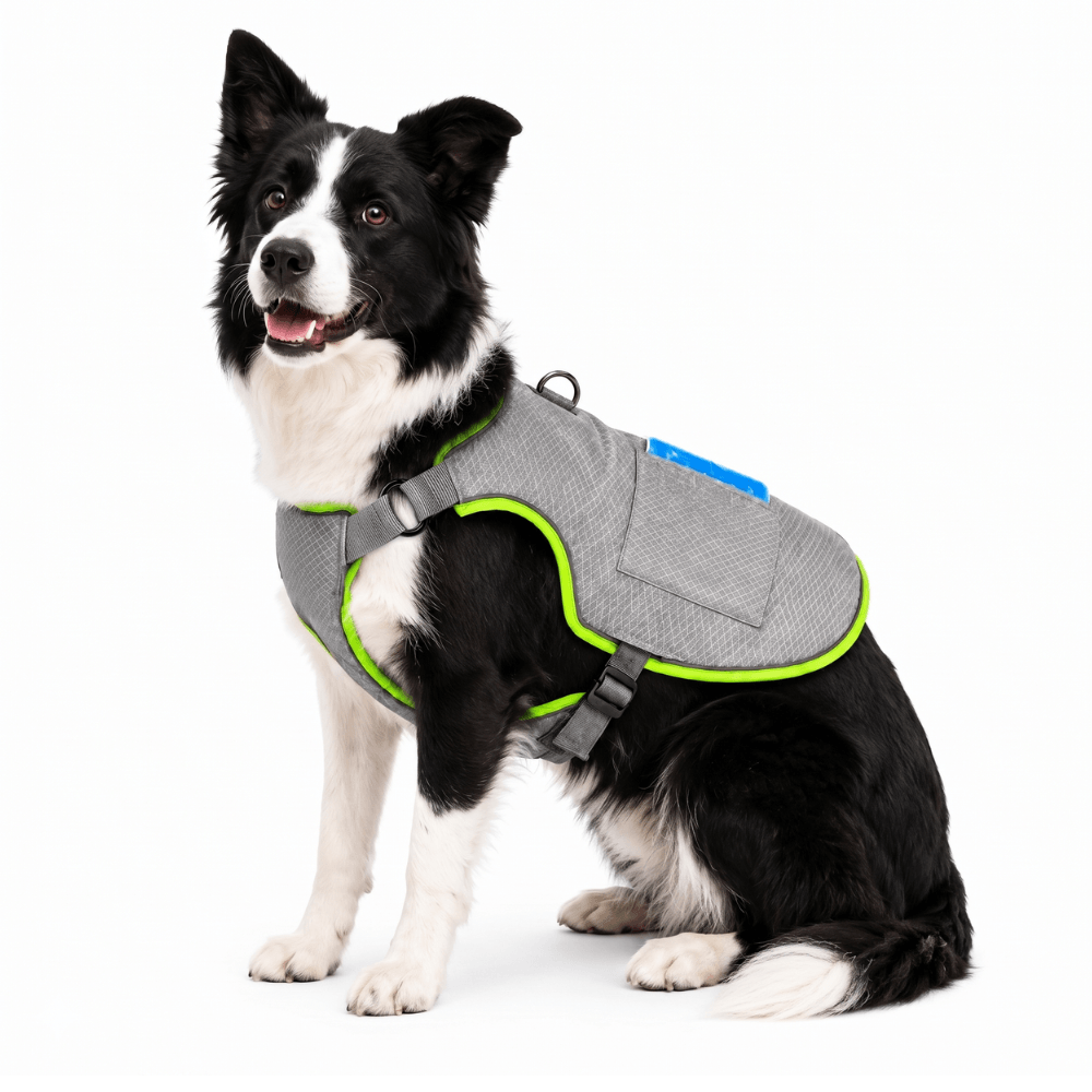 Dog Cooling Vest With Freezable Gel Packs