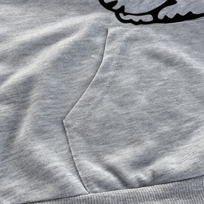 Sleepy Cat Style Pullover Hoodie with Cat Ears and Kangaroo Pocket