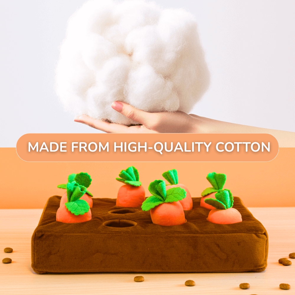 Boredom-Buster Snuffle Mat Carrots Edition