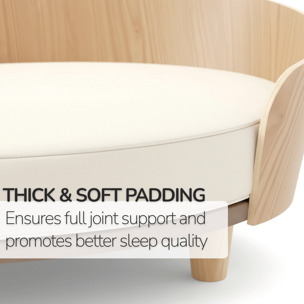Small Elevated Wooden Pet Bed