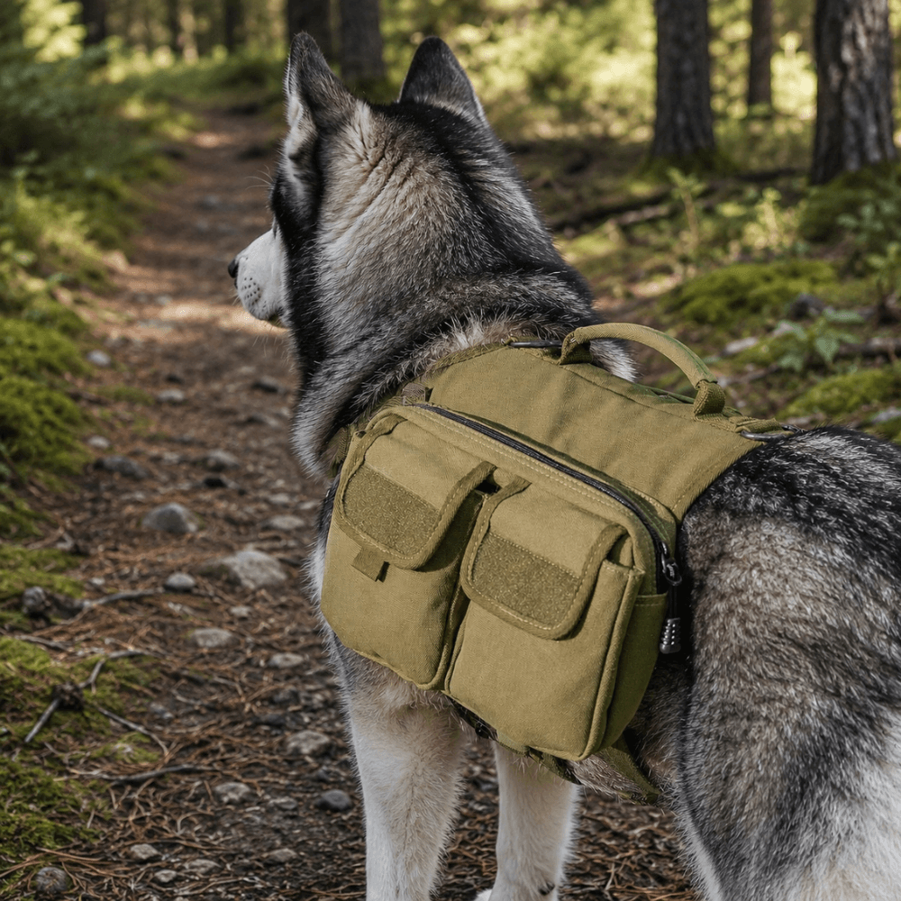 Dog Hiking Backpack Harness