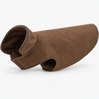 Reversible Polar Fleece Winter Dog Coat & Jacket with Reflective Trim and Adjustable Fit