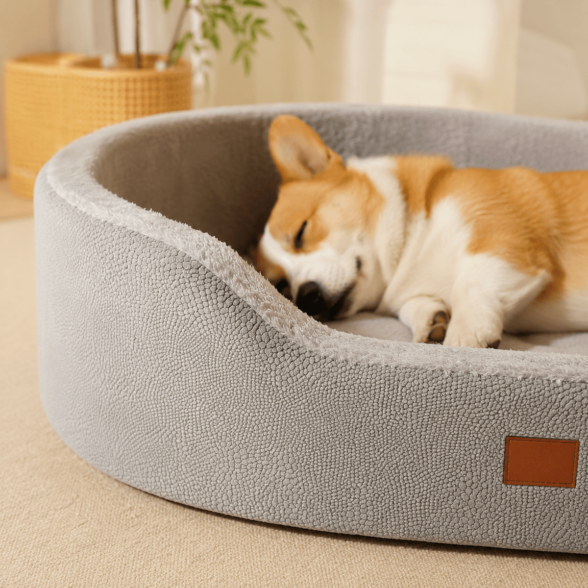 Orthopaedic Waterproof Dog Bed with Bolster Edges