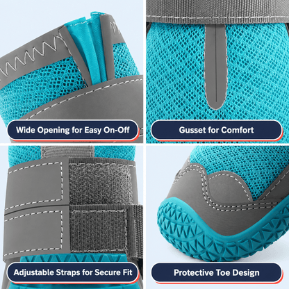 Dog Boots & Shoes Protectors for Winter Walks, Snow and Hiking
