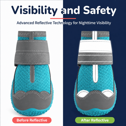 Dog Boots & Shoes Protectors for Winter Walks, Snow and Hiking