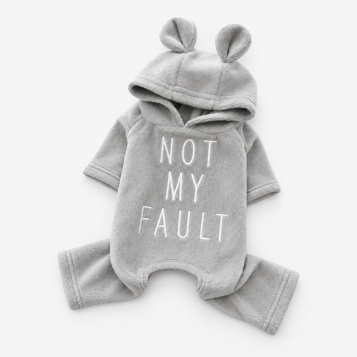 Cute and Cosy Warm Fleece Dog Pullover Hoodie & Onesie with Ears