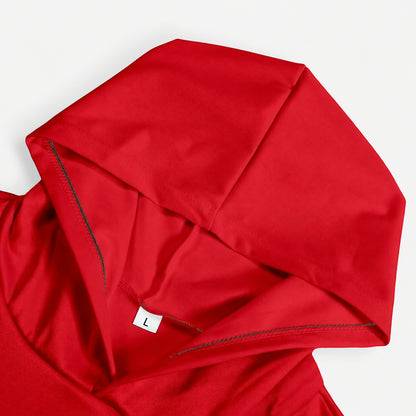 Pet carrying hoodie hood detail