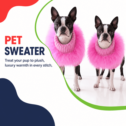 Cosy Cute Wool Winter Dog Jumper & Sweater